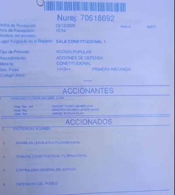 PRESENTAN ACCIÓN POPULAR CONTRA DECRETO QUE ELIMINA SUBVENCIÓN A COMBUSTIBLES