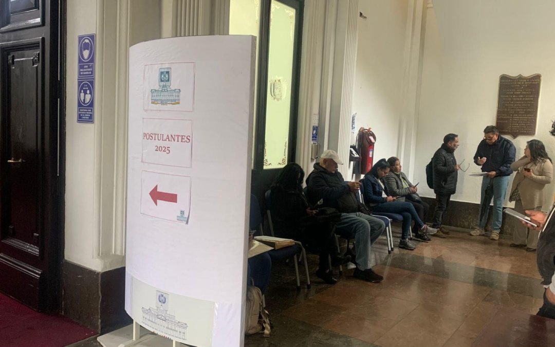 FINALIZA RECEPCIÓN DE POSTULANTES PARA VOCAL TSE