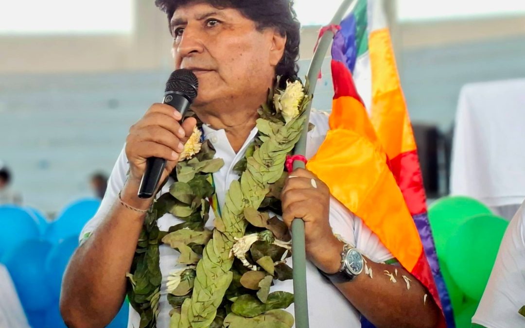 EVO MORALES EXIGE QUE PAZ DEROGUE DECRETO ANTES DEL DOMINGO