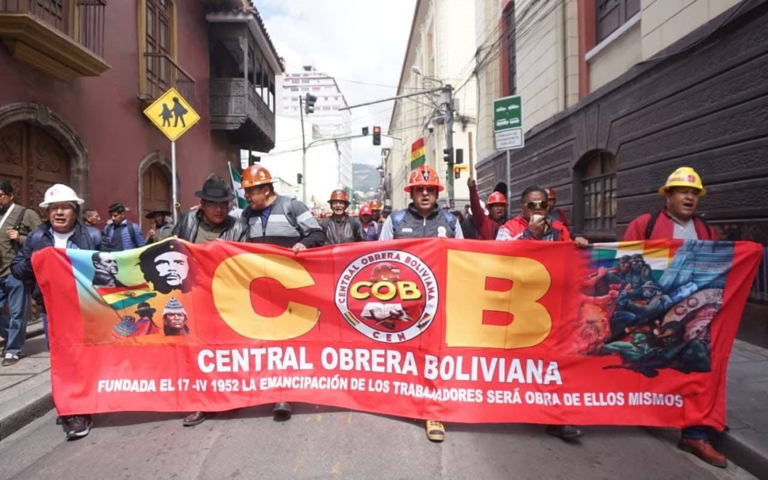 COB FORTALECE PROTESTAS CONVOCANDO A LA MARCHA ESTRATÉGICA DESDE CALAMARCA Y ACEPTA IR AL DIÁLOGO