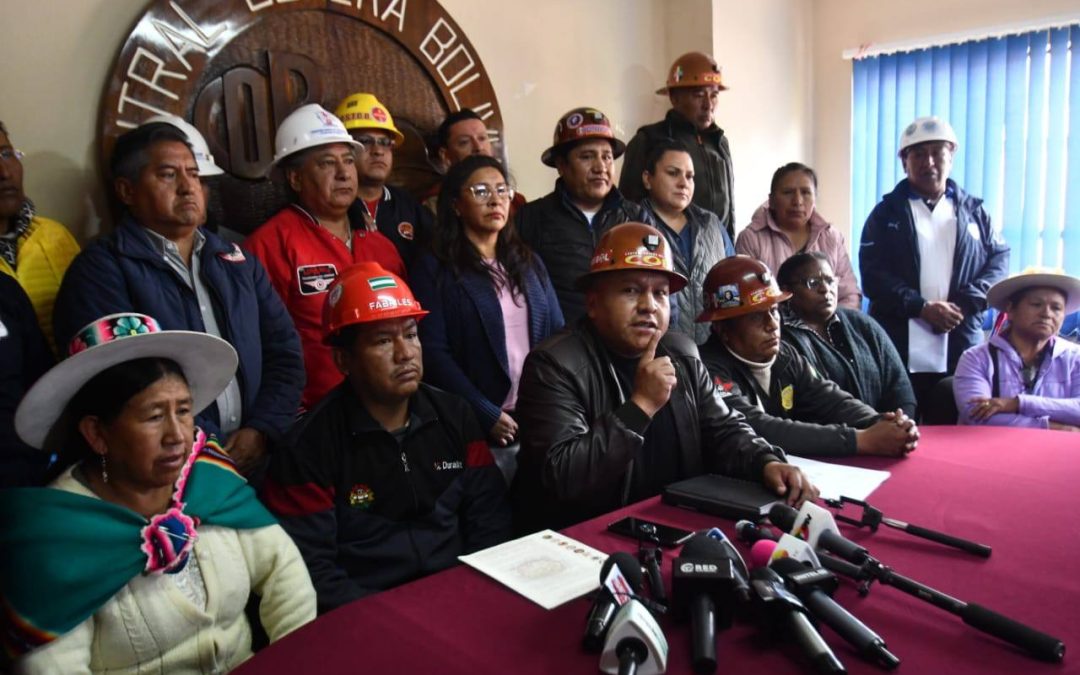 COB EMPLAZA A RODRIGO PAZ Y CONFIRMA ESTADO DE EMERGENCIA