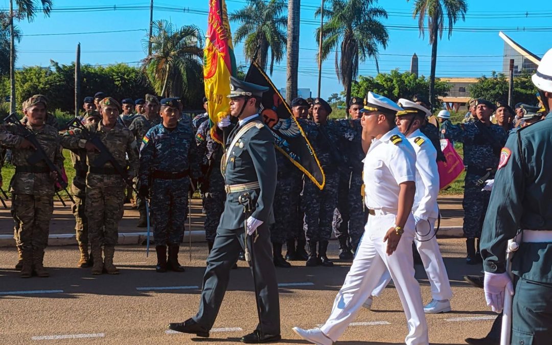 PANDO CONMEMORA LOS 201 AÑOS DE LAS FUERZAS ARMADAS CON LA PARADA MILITAR