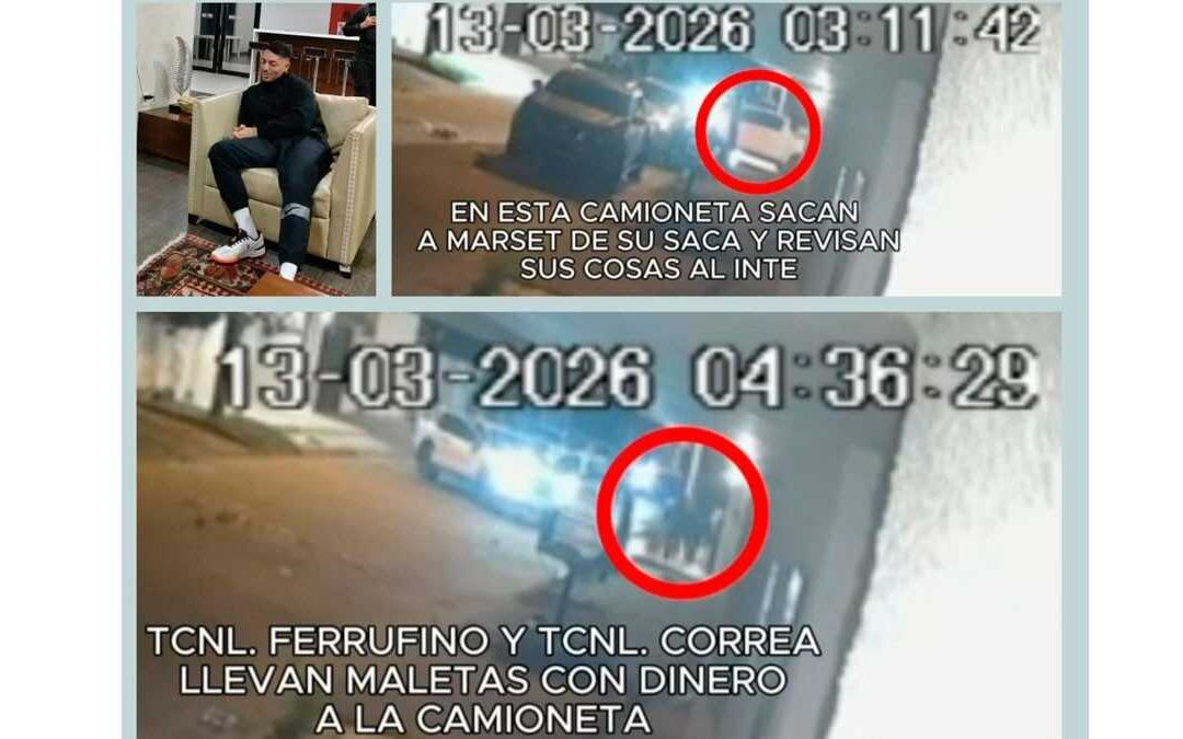 VIDEO DE SEGURIDAD APUNTA A EXJEFES POLICIALES Y SALPICA A DOS MINISTROS