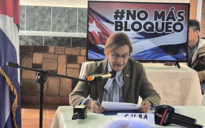EEUU BUSCA CERCAR A CUBA, DENUNCIA EMBAJADORA DE CUBA ANTE LA PRENSA